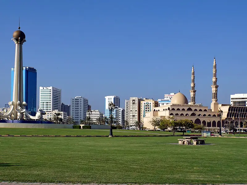 Al Ittihad Square Park in Sharjah Visit For Free