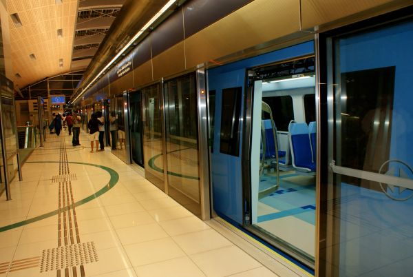 Dubai Metro Blue Line route map