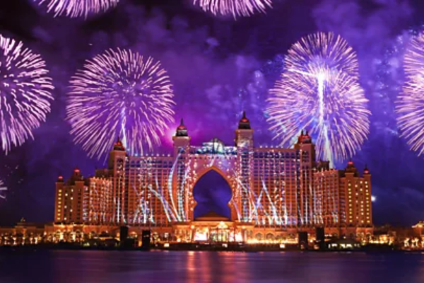 Dubai countdown celebrations