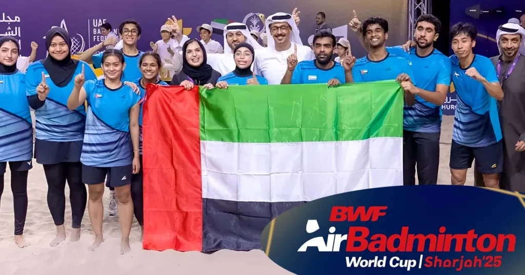 UAE Wins Outdoor Badminton World Cup